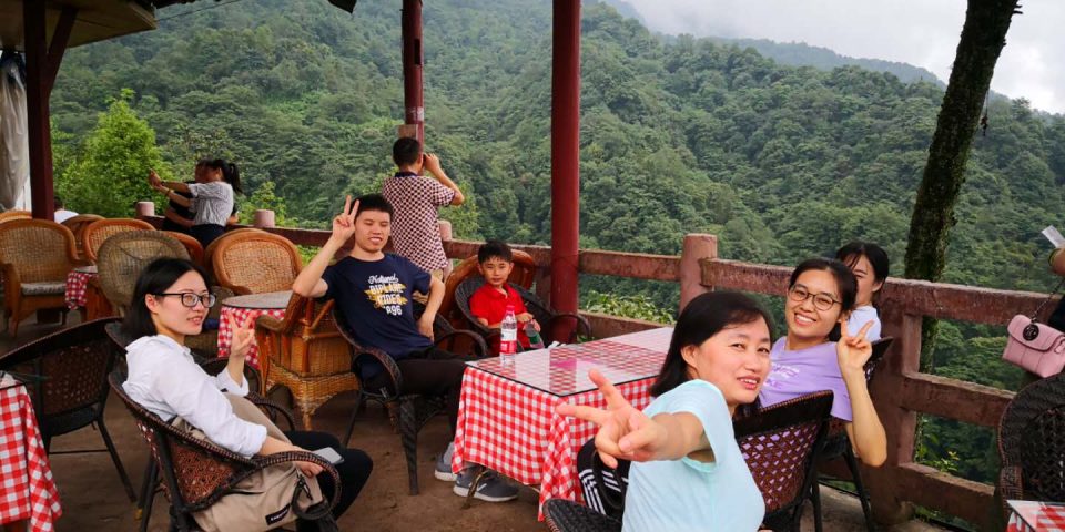 登顶青城山